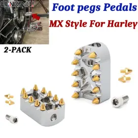 Mp03-im001-0001cgx2-nj Lenkdou Mx Style Toe Heel Footpegs Shifter Shift Peg For Harley Touring Softail Dyna Cvo