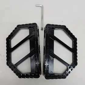 Mq030090006b-1 Lenkdou 2pcs Front Mini Floorboards Black For Harley Softail Fat Bob Low Rider Breakout