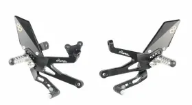 Ftrdu012 Lightech Ducati V4 R/s Panigale Streetfighter Rearsets Folding Pegs Footrests