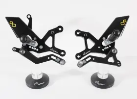 Ftrka004w Lightech Adjustable Rearsets Rear Sets Kawasaki Zx6r Zx-6r Zx6rr 636 Fixed Pegs