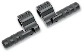 Bl-815 Lindby Black Anodized Clamp-on Wide Band Footpegs - Bl815