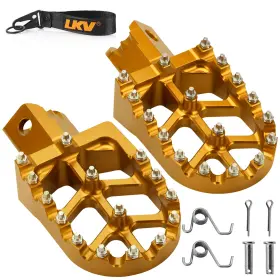 Mbf09006gd Lkv Dirt Bike Foot Pegs Footpegs For Crf50 Crf70 Crf110 Xr50 Xr70 Xr110 Kayo