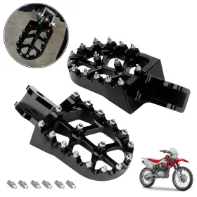 Mbf09018bk Lkv For Honda Crf150f Crf230f Crf250f Xr125l Xr150l Dirt Bike Cnc Foot Pegs Black
