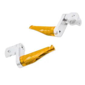 Clcrafpfg6740mmsimfpgdcc0203 M-factory Shinobi Gold Front Rider Foot Pegs For Suzuki Gsx-8r 2026 Motorcycle