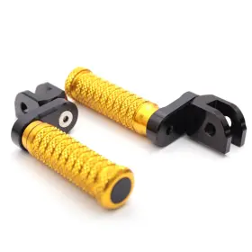 Fpfg3925mmbkpolegdmfksn1003 M-factory Pole 25mm Lower Front Foot Pegs Gold For Honda Nc750xd 18-24 23 22 21 20