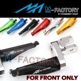 Mfa170m25simfpsn1027f M-factory Front Cnc Adjustable Foot Pegs For Yamaha Yzf 600 R Thundercat 1996-2003 97 98