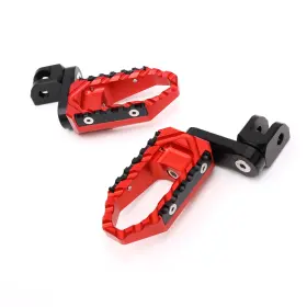 Mffpfg92m39bktourrdthbksn1345 M-factory Tour Front 40mm Lowering Foot Pegs Red For Yamaha Yzf R25 14 15