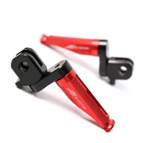 Rmdfpfg8725mmbkmfprdus001 M-factory For Triumph Speed Triple 1050 Daytona 675 25mm Lower Front Foot Pegs Red