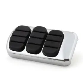 Fp-134-chrome Madhornets Brake Pedal Pad For 1980-2015 Electra Glides Street Road Kings Chrome