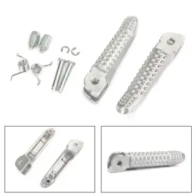 Fp-266-silver Madhornets Front Footrests Foot Peg For Bmw S1000rr K46 S1000r K47 Hp4 K42 Rninet Racer Ue