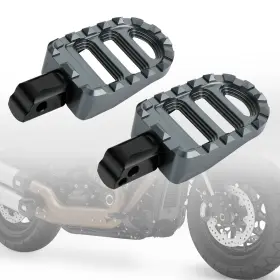 Fp-326-ti Madhornets Rear Footrests Foot Peg For Sportster S Breakout Lower Rider Softail Slim Ti Us