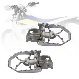 Fp-332-sil Madhornets Front Footrests Foot Peg Fit For Husqvarna 701 Enduro 16-23 Norden 901 22-23