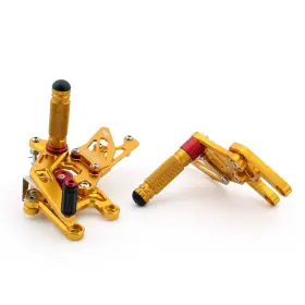 M528-b002-gold Madhornets Rearset Rear Set For Honda Cbr1000rr Cbr 1000 Rr 2008-2009 Gold