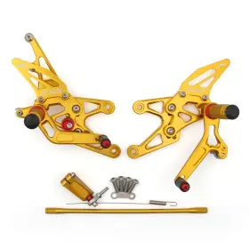 M528-b012-gold Madhornets Rearset Rear Set Fit For Yamaha Yzf 1000 R1 2007-2008 Gold U9