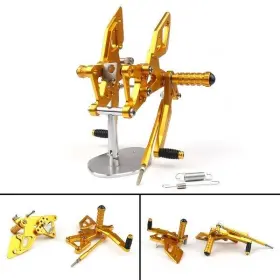 M528-b035-gold Madhornets Rearsets Rear Sets Footpegs Footrest Gold For Yamaha Yzf R25 R3 2014-2016