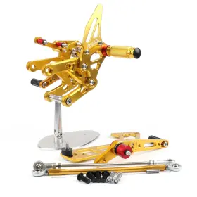 M528-b050-gold Madhornets Adjustable Rearsets Footrests Footpeg Rear Set For Yamaha Mt-10 Fz 10 17 Gold