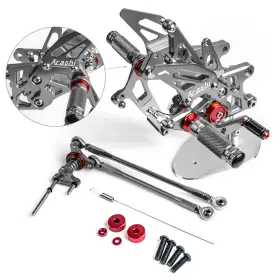 M528-b066-titanium Madhornets Cnc Aluminum Rearsets Footpegs Titanium Fits Honda Cbr 600 Rr Rra Pc40 2009-2022