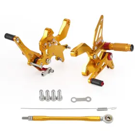 M528-b074-gold Madhornets Cnc Aluminum Rearsets Footpegs Gold Fit For Kawasaki Z900 Z 900 2021 2022 Ue