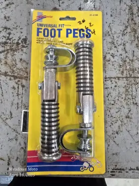 Mc-210 Mc Enterprises Nos For Harley Davidson Highway O-ring Foot Pegs With U Clamp Fl Fx Xl Chopper