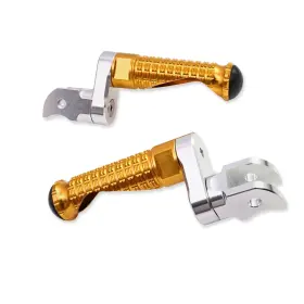Mc Motoparts Aarfpfg0125mmsimprogdcl70130 Gold Racing 25mm Extension Rider Front Footpegs For Aprilia Rsv4 1100 E5 2025