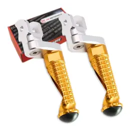 Aarfpfg2525mmsimprogdcl70147 Mc Motoparts 25mm Extension Racing Gold Rider Footpegs For Ducati Monster Plus/sp 21-24 23
