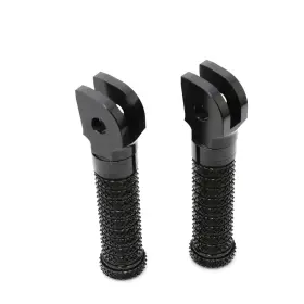 Bmhfpfg15bkpolebkringxxxpn069 Mc Motoparts Rring Black Front Rider Foot Pegs For Ducati Multistrada 620 All Year