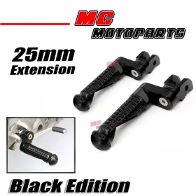 Bmhfpfg40am25bkmprobkpn025 Mc Motoparts Black Rider Footpegs 25mm Extended For Z900rs Cafe Racer 18 19 20 21 22 23