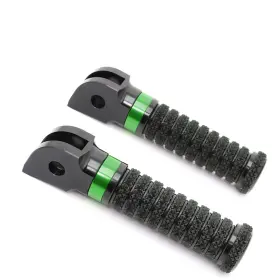 Bmhfpfg45bkpolebkringxxxpn203 Mc Motoparts Rring Green Front Rider Foot Pegs For Versys-x 300 17 18 19 20 21 22 23