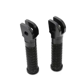 Bmhfpfg63bkpolebkringxxxpn255 Mc Motoparts Rring Black Front Rider Foot Pegs For Gsx1300r Hayabusa 16-18 19 20 21 22