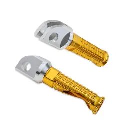Clcrfpfg31simprogdcc0275 Mc Motoparts Racing Gold Rider Front Foot Pegs For Honda Cb1000r 08-24 23 22 21 20 19 18 17