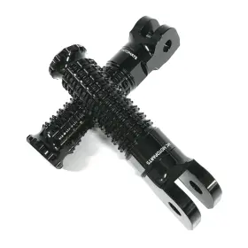 Fus-fpa010bkmprobkpn24037 Mc Motoparts Cnc Mpro Standard Black Front Foot Pegs For Triumph Street Triple 675 R 15 16 17 Fus-fpa010bkmprobkpn24037 Mc Motoparts Cnc Mpro Standard Black Front Foot Pegs For Triumph Street Triple 675 R 15 16 17