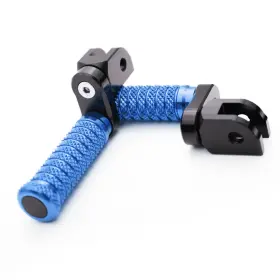 Mc1fpfg58m25bkpolepnw23237 Mc Motoparts Blue M-grip 25mm Lowered Front Footpegs For Mv Agusta Dragster 800 14 15 16 17
