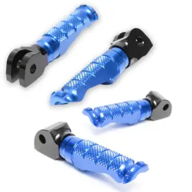 Mc1fpkitho018bkmccpbupn23001 Mc Motoparts Blue R-fight Front Rear Foot Pegs For Cbr1000f 90 91 92 93 94 95 96 97