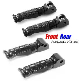 Mc1fpkitho035bkmccpxxxpn23001 Mc Motoparts R-fight Cnc Front Rear Footpegs Kit For Cbr600rr 19 20 21 22 23