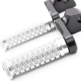 Mc1fprr32m40bkpolesipn23103 Mc Motoparts Silver M-grip 40mm Lowered Rear Footpegs For Honda Cbr1000rr 04 05 06 07 Mc1fprr32m40bkpolesipn23103 Mc Motoparts Silver M-grip 40mm Lowered Rear Footpegs For Honda Cbr1000rr 04 05 06 07