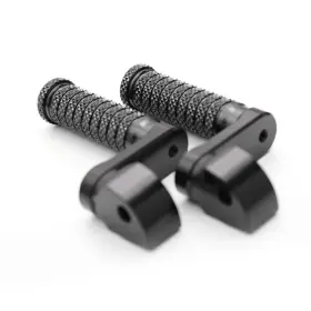 Mc1fprr37m40bkpolebkpn23117 Mc Motoparts Black M-grip 40mm Lowered Rear Footpegs For Cb 750 Nighthawk 10 11 12 13 14 15