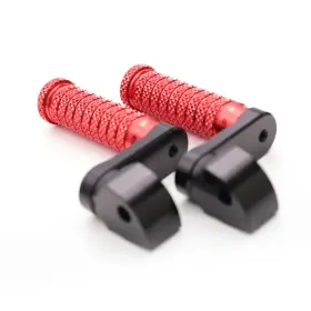 Mc1fprr47cm40bkpolerdpn23167 Mc Motoparts Red M-grip 40mm Lowered Rear Footpegs For Z900 / Se 17 18 19 20 21 22 23 Mc1fprr47cm40bkpolerdpn23167 Mc Motoparts Red M-grip 40mm Lowered Rear Footpegs For Z900 / Se 17 18 19 20 21 22 23