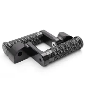 Mc1fprr77m40bkpolebkpn23264 Mc Motoparts Black M-grip 40mm Lowered Rear Footpegs For Speed Triple 1050 R 14 15 16 17 18