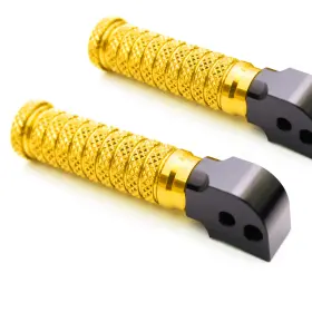 Mc1fprr89bkpolexxxpn23287 Mc Motoparts Cnc Anti Slip Rear Foot Pegs M-grip For Tdm 900 04 05 06 07 08 09 10 11 12 13