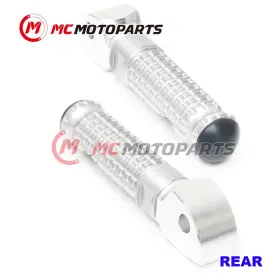 Mcffpa270simprosimopn003r Mc Motoparts Mpro Silver Rear Pillion Foot Pegs For Gsf Bandit 1200 / S 2006