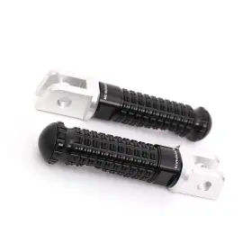 Mcrcfpfg17simproxxxsn23414 Mc Motoparts Black Cnc M-pro Anti Slip Rider Foot Pegs For Ducati Diavel 1260 S 19 20 21