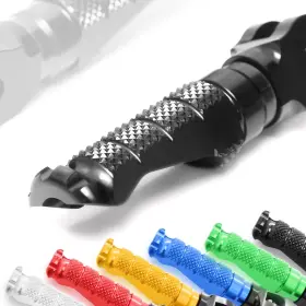 Mcrcfpfg39simprobksn23174 Mc Motoparts R-fight Black Cnc Front Foot Pegs For Honda Z125m Monkey 18 19 20 21 22