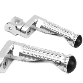 Mcrcfpfg76m25simproxxxsn23285 Mc Motoparts Silver M-pro 25mm Extend Rider Foot Pegs For Daytona 675 R 06-08 09 10 11 12