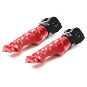 Rmfpfg15dsimprordmm235059 Mc Motoparts R-fight Red Cnc Rider Foot Pegs For Ducati Monster 1000 /ie All Year