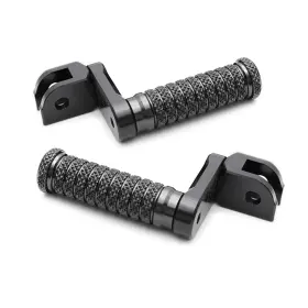 Rmfpfg15m40bkpolemm523069 Mc Motoparts Black M-grip Front 40mm Extend Foot Pegs For Ducati Multistrada 620 All Year