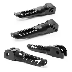 Rmfpkittr031bkp03bkmm523001 Mc Motoparts Black Bob Front And Rear Foot Pegs For Street Triple 765 R/rs 17 18 Rmfpkittr031bkp03bkmm523001 Mc Motoparts Black Bob Front And Rear Foot Pegs For Street Triple 765 R/rs 17 18