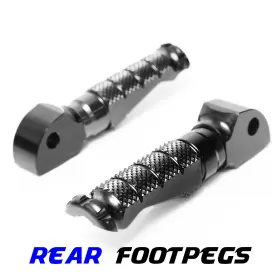 Rmfprr81bkmccpbkmm235274 Mc Motoparts R-fight Black Passenger Foot Pegs For Triumph Street Cup 17 18 19