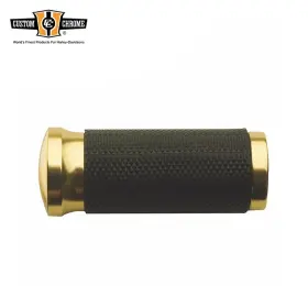 Mid Usa 24029a Brass Male Mount Footpegs And Shift Peg With Knurled Black Rubber For Most Harleys