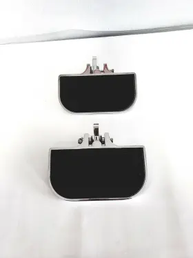 25514 Mid-usa Harley Davidson Chrome Floorboards Footrests Pegs Front Rear Custom Hd