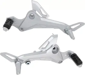 Mokuo Mk-m3-footpegs-2017-silver Motorcycle Footrest Assembly Footpegs Kit For Honda Grom Msx 20172020